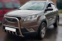 SsangYong Korando 2010-2019 гг. Кенгурятник F1-40 (нержавейка) фото 2