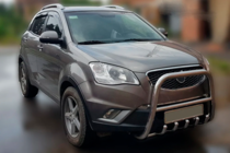 SsangYong Korando 2010-2019 гг. Кенгурятник F1-40 (нержавейка) фото 3