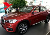 BMW X6 F16 2014-2019 гг. Интегрированные рейлинги хром OEM (Алюминий, установка на клей) фото 2