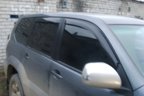 Toyota Land Cruiser Prado 120 2002-2009 гг. Ветровики на окна (4 шт, HIC) фото 11
