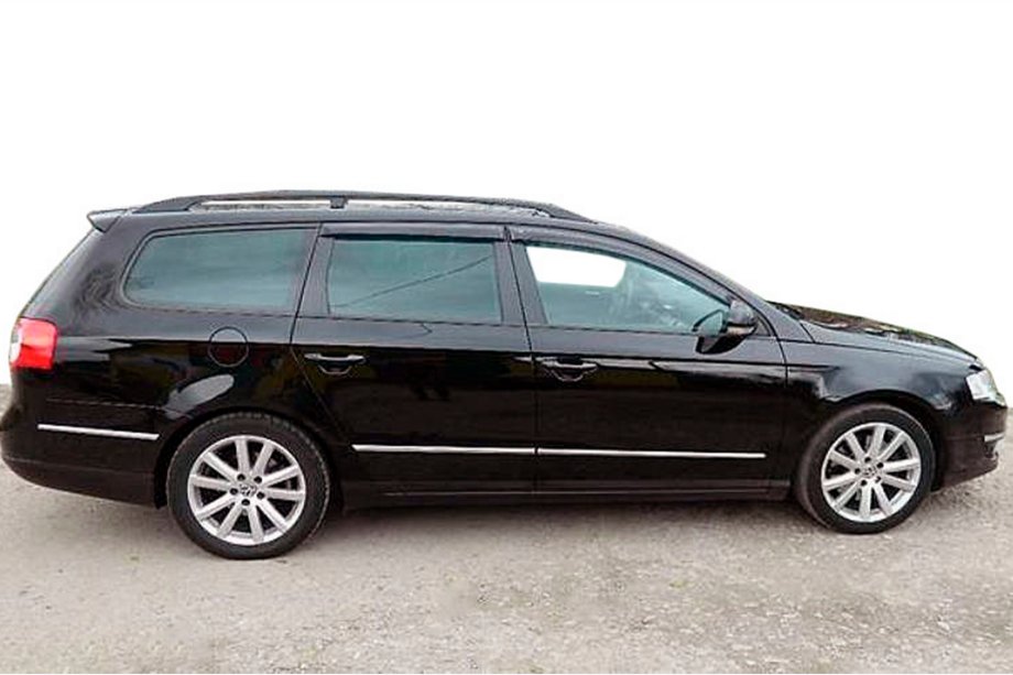 Volkswagen Passat B7 2012-2015 гг. Ветровики SW (4 шт, EU, HIC) Фото 7