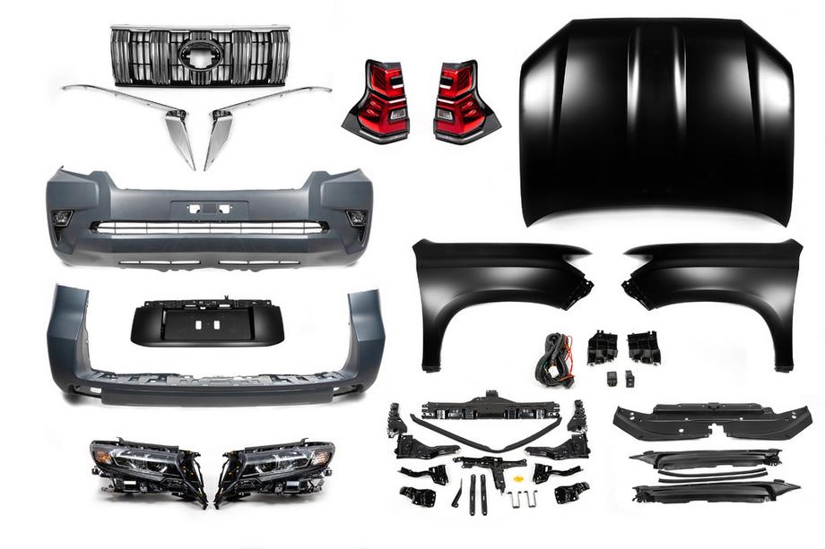Toyota Land Cruiser Prado 150 2009-2023 гг. Комплект рестайлинга 2009-2016 на 2017- (с фарами Full LED) Фото 2