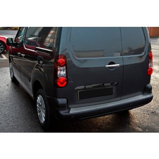 Накладка на задний бампер Omsa Line (нержавейка) Citroen Berlingo 2008-2018 гг. фото 4