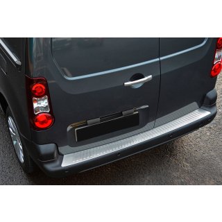 Накладка на задний бампер Omsa Line (нержавейка) Citroen Berlingo 2008-2018 гг. фото 1