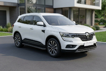 Renault Koleos 2016-2024 гг. Боковые Подножки Allmond Black (2 шт., Алюминий) фото 1
