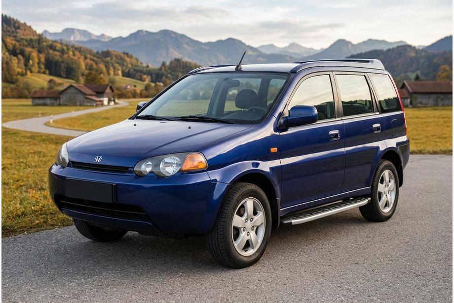 Honda HR-V 1998-2006 гг. Боковые Подножки Fullmond (2 шт., Алюминий) Фото 1