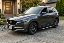 Mazda CX-5 2017–2025 гг. Боковые пороги RedLine V1 (2 шт., алюминий) фото 1