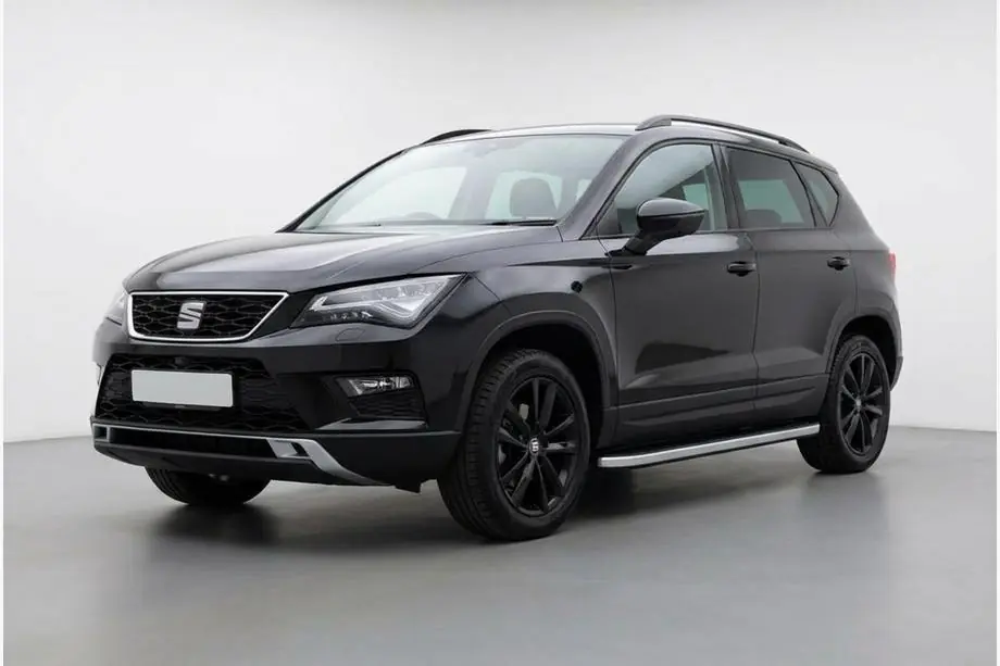 Seat Ateca 2016- гг. Боковые Подножки Tayga Grey (2 шт., Алюминий) Фото 1