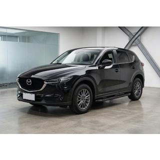 Боковые Подножки Tayga Black (2 шт., Алюминий) Mazda CX-5 2017–2025 гг. фото 1