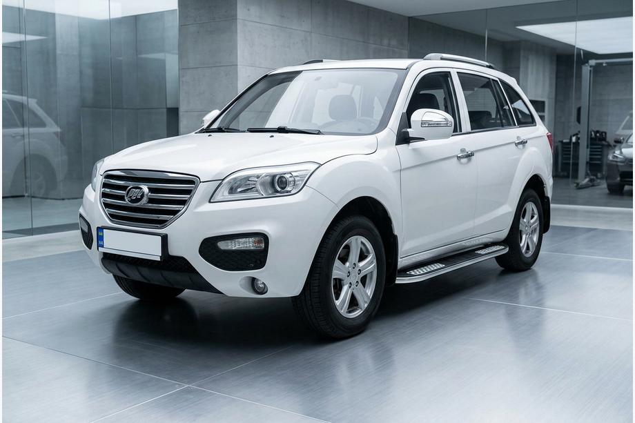 Lifan X60 2011- гг. Боковые Подножки Tayga V2 (2 шт., Алюминий) Фото 1