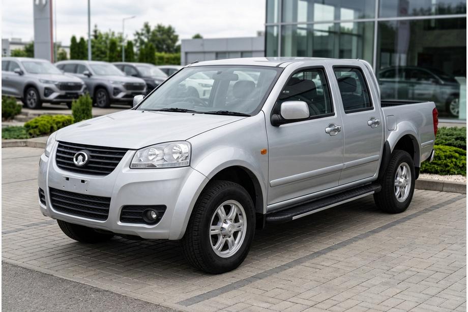 GreatWall Wingle 5 2006- гг. Боковые Подножки Bosphore Grey (2 шт., Алюминий) Image