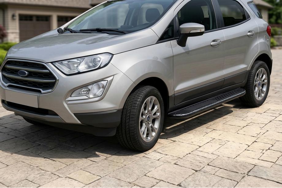 Ford Ecosport 2013-2022 гг. Боковые Подножки Bosphore Black (2 шт., Алюминий) Фото 1