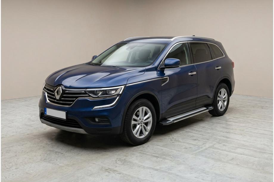 Renault Koleos 2016-2024 гг. Боковые Подножки Rainbow (2 шт., Алюминий) Image