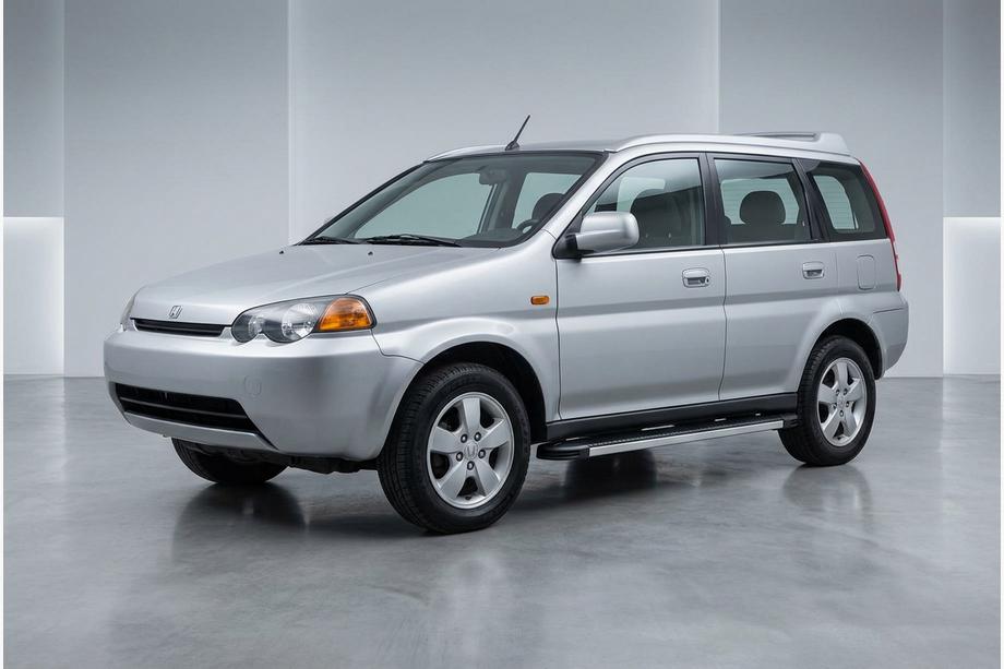 Honda HR-V 1998-2006 гг. Боковые Подножки Maya V1 (2 шт., Алюминий) Фото 1