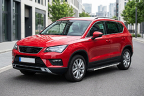 Seat Ateca 2016- гг. Боковые Подножки Maya V1 (2 шт., Алюминий) фото 1