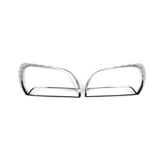 Накладки на Фары (2004-2009, 2 шт, пластик) Kia Sportage 2004-2010 гг. фото 2