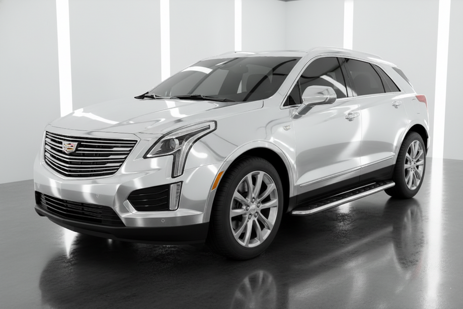 Cadillac XT5 2016- гг. Боковые Подножки Maydos V1 (2 шт., Алюминий) Image