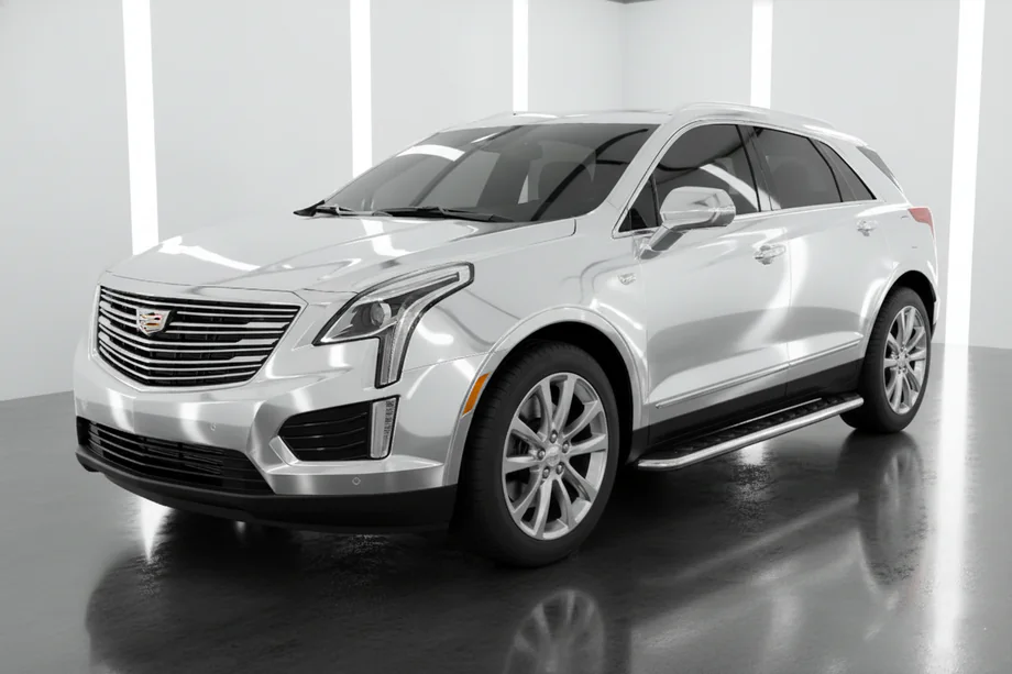 Cadillac XT5 2016- гг. Боковые Подножки Maydos V1 (2 шт., Алюминий) Image