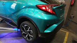 Toyota C-HR 2016-2023 гг. Боковые пороги Original V2 (2 шт., алюминий) фото 2