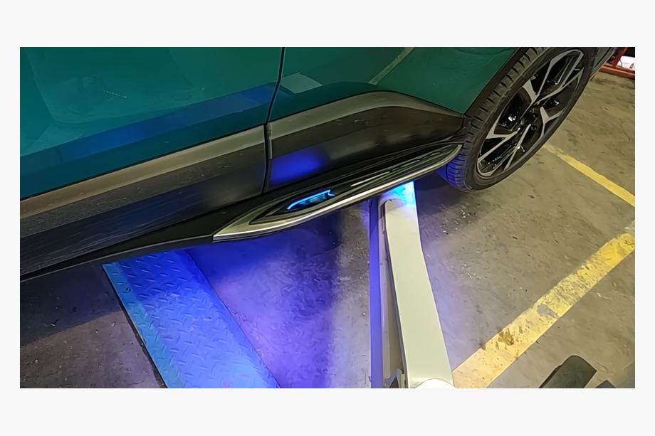 Toyota C-HR 2016-2023 гг. Боковые пороги Original V2 (2 шт., алюминий) Image