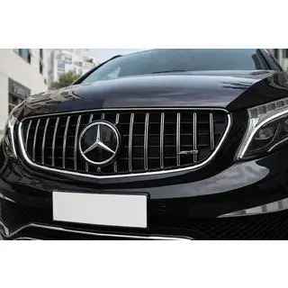 Передняя решетка GT Panamericana Хром (2014-2019 для V-Class) фото 2