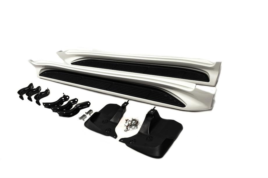 Toyota Land Cruiser 200 2007-2021 гг. Боковые Подножки (2015-2021) Image