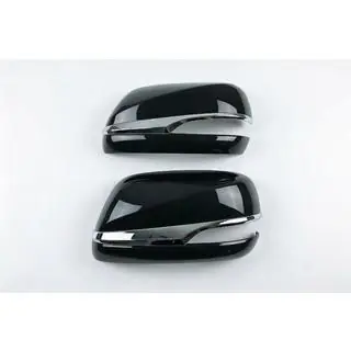 Накладки на зеркала (без поворотника, стиль 2016) Toyota Land Cruiser 200 2007-2021 гг. фото 2