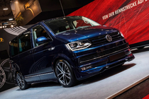 Volkswagen T6 2015-2024 гг. Накладка на передний бампер ABT Original 2015-2018 (грунт под покраску) фото 2
