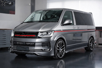 Volkswagen T6 2015-2024 гг. Накладка на передний бампер ABT Original 2015-2018 (грунт под покраску) фото 3