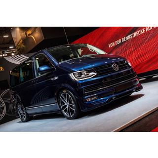 Накладка на передний бампер ABT Original 2015-2018 (грунт под покраску) фото 2