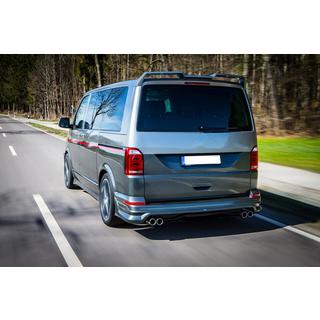 Накладка на задний бампер ABT (грунтованная под покраску) Volkswagen T6 2015-2024 гг. фото 2