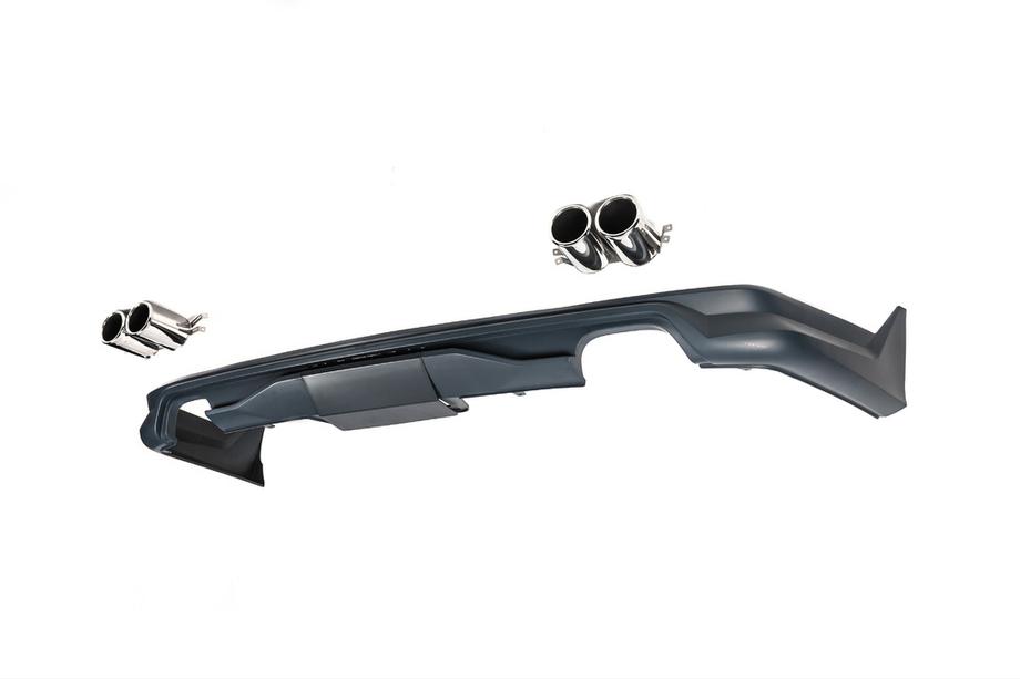 Volkswagen T6 2015-2024 гг. Накладка на задний бампер ABT (грунтованная под покраску) Image