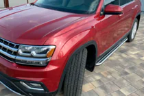 Volkswagen Atlas (Terramont) 2016- гг. Боковые Подножки OEM (2 шт., Алюминий) фото 4