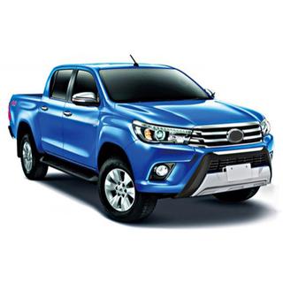 Передняя накладка V1 (ABS) Toyota Hilux 2015- гг. фото 3