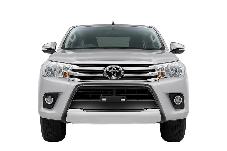 Toyota Hilux 2015- гг. Передняя накладка V2 (ABS) Image