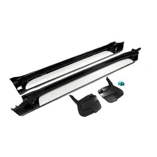 Боковые Подножки GX-Style (2 шт., Алюминий) Toyota Land Cruiser Prado 150 2009-2023 гг. фото 1