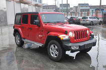 Jeep Wrangler 2007-2017 гг. Боковые Подножки Silver (2 шт) фото 5