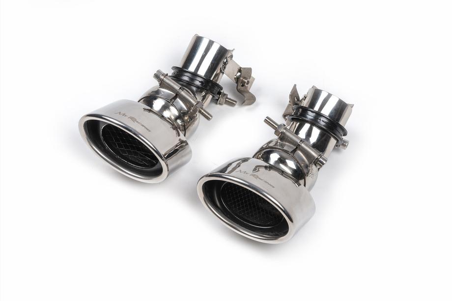 Mercedes E-сlass W211 2002-2009 гг. Насадки на выхлоп V2 (2 шт) Image