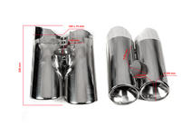 Mercedes S-сlass W220 1998-2005 гг. Насадки на выхлоп V2 (2 шт) фото 2