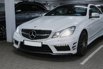Mercedes E-сlass coupe C207 2010-2017 гг. Передняя решетка радиатора (2009-2013, Diamond Silver) фото 3