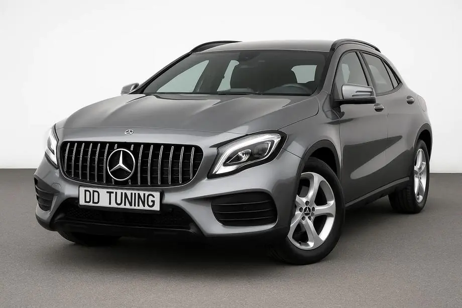 Mercedes GLA X156 2014-2019 гг. Передняя Решетка GT Panamericana (2014-2016)