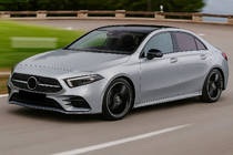 Mercedes A-сlass W177 2018- гг. Передняя решетка Diamond Silver (для 2018-2022) фото 3