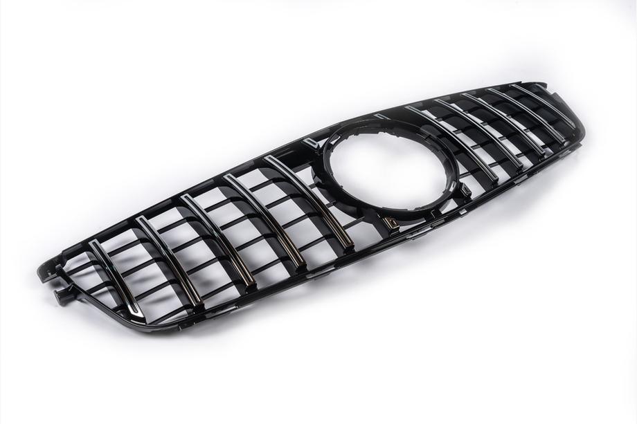 Mercedes C-class W204 2007-2015 гг. Передняя решетка радиатора GT Panamericana Фото 5