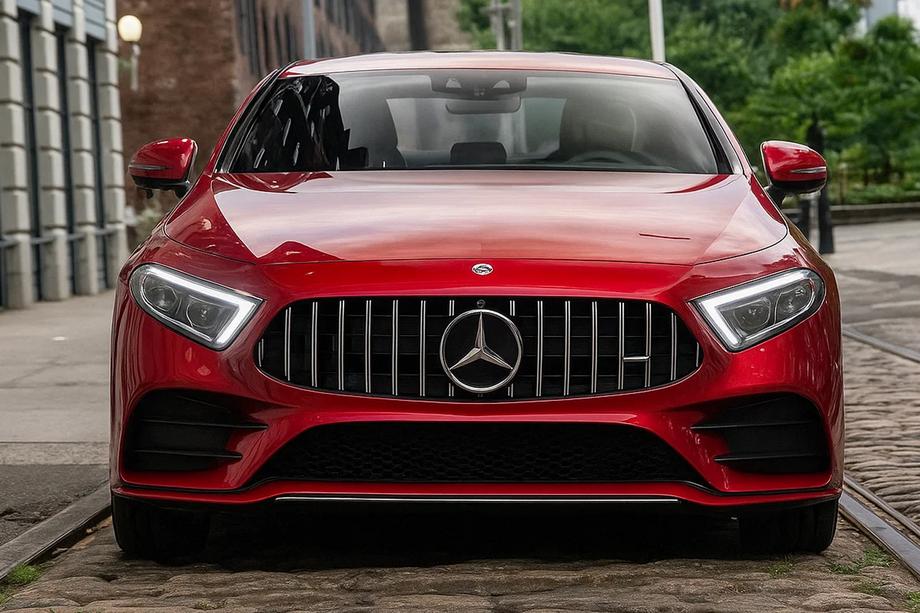 Mercedes CLS C257 2018- гг. Передняя Решетка Радиатора (GT Panamericana) Фото 1