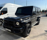 Mercedes G сlass W463 1990-2018 гг. Накладка на передний бампер (черный мат, G65) фото 3