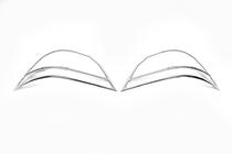 Mitsubishi Lancer 9 2004-2008 гг. Хром Накладки на Задние Фонари (2 шт, пластик) фото 2