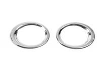 Nissan Qashqai 2007-2010 гг. Накладки-окантовки на противотуманные фары (2 шт, нержавейка) фото 4