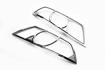 Skoda Octavia II A5 2006-2010 гг. Накладки на Фары (2 шт, пластик) фото 3