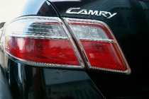 Хром Накладки на Задние Фонари (2 шт, пластик) фото 3 Хром Накладки на Задние Фонари (2 шт, пластик) фото 3