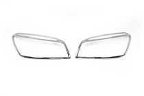 Накладки на фары 2009-2010 (2 шт., пластик) фото 3